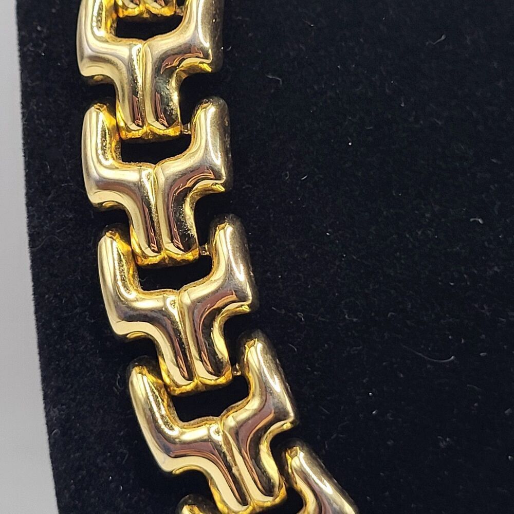 Vintage 80s Thick Gold Chain 18in